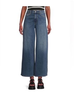 Rag & Bone Serena wide leg crop jeans medium wash Size 26